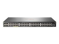 HPE Aruba 2930F 48G PoE+ 4SFP+ TAA - switch - 48 portar - Administrerad - rackmonterbar - TAA-kompatibel JL264A#ABB