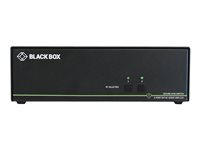 Black Box SECURE NIAP - Dual-Head - omkopplare för tangentbord/video/mus/ljud - 2 portar - TAA-kompatibel SS2P-DH-DVI-UCAC