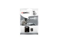 EMTEC Mini Jumbo Extra - flash-minneskort - 16 GB - microSDHC ECMSDM16GHC10