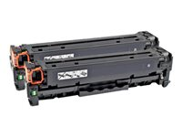 AgfaPhoto - 2-pack - svart - kompatibel - återanvänd - tonerkassett (alternativ för: HP 312X, HP CF380X, HP CF380XD) APTHPCF380XDUOE