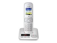 Panasonic KX-TGH720G - trådlös telefon - svarssysten med nummerpresentation/samtal väntar - 3-riktad samtalsförmåg KX-TGH720GG