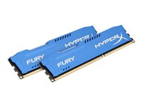 HyperX FURY - DDR3 - sats - 16 GB: 2 x 8 GB - DIMM 240-pin - 1333 MHz / PC3-10600 - ej buffrad HX313C9FK2/16