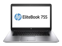HP EliteBook 755 G2 Notebook - 15.6" - AMD A10 - PRO-7350B - 8 GB RAM - 256 GB SSD - 4G LTE F1Q26EA#ABY
