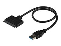 StarTech.com SATA to USB Cable - USB 3.0 to 2.5" SATA III Hard Drive Adapter - External Converter for SSD/HDD Data Transfer (USB3S2SAT3CB) - kontrollerkort - SATA 6Gb/s - USB 3.0 USB3S2SAT3CB