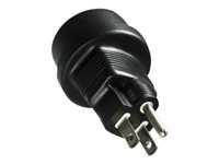 MicroConnect - adapter för effektkontakt - NEMA 5-15 till CEE 7/4 / CEE 7/7 PEUSC7FAD