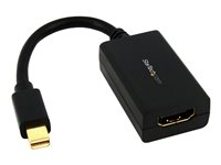StarTech.com Mini DisplayPort till HDMI-adapter - mDP till HDMI videokonverterare - 1080p - Mini DP eller Thunderbolt 1/2 Mac/PC till HDMI-skärm/monitor/TV - Passiv mDP 1.2 till HDMI adapterdongel - videokort - DisplayPort / HDMI - 76.2 mm MDP2HDMI