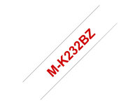 Brother M-K232BZ - ej laminerat band - 1 kassett(er) - Rulle (1,2 cm x 8 m) MK232BZ