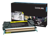 Lexmark - gul - original - tonerkassett - LCCP, LRP C746A2YG