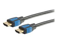 C2G 10ft HDMI Cable with Gripping Connectors - High Speed 4K HDMI Cable - 4K 60Hz - M/M - HDMI-kabel med Ethernet - 3.05 m 29678