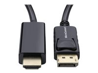MicroConnect adapterkabel - DisplayPort / HDMI - 10 m MC-DP-HDMI-1000
