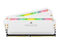 CORSAIR Dominator Platinum RGB - DDR4 - sats - 16 GB: 2 x 8 GB - DIMM 288-pin - 3200 MHz / PC4-25600 - ej buffrad CMT16GX4M2C3200C16W