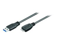 MicroConnect - USB-kabel - Micro-USB typ B till USB typ A - 50 cm USB3.0AB05MICRO