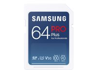 Samsung PRO Plus MB-SD64K - flash-minneskort - 64 GB - SDXC UHS-I MB-SD64K/EU