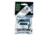 Brother M-K221SBZ - ej laminerat band - 1 kassett(er) - Rulle (0,9 cm x 4 m) MK221SBZ
