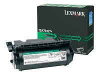 Lexmark - Lång livslängd - svart - original - återanvänd - tonerkassett - LCCP 12A7612