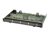 HPE Aruba 6400 - expansionsmodul - Gigabit Ethernet (PoE) x 48 + 1Gb Ethernet/10Gb Ethernet/25Gb Ethernet/50Gb Ethernet SFP56 x 4 R0X39A
