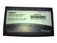 Datacard YMCKT - 1 - färg (cyan, magenta, gul) - färgband 534000-003
