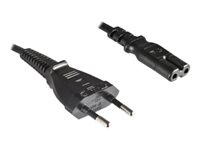 MicroConnect - strömkabel - Typ C till power IEC 60320 C7 - 1.8 m PE030718LSZH