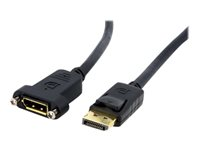 StarTech.com 3 ft. (0.9 m) Displayport Male to Female Cable - Mounting - Latched Connectors - DisplayPort - DP Monitor Cable (DPPNLFM3) - DisplayPort-kabel - 91.4 cm DPPNLFM3