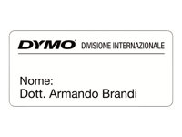 DYMO LabelWriter - taggar för namnskylt - 300 etikett (er) - 89 x 41 mm S0722560