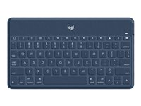 Logitech Keys-To-Go - tangentbord - QWERTZ - tysk - klassisk blå Inmatningsenhet 920-010046