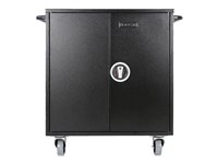 LEBA NoteCart Flex Extended 24 vagn - för 24 surfplattor/bärbara datorer - USB-C-laddare inklusive 24x USB-C till USB-C-kablar NCF-E-24-UC-O-SC