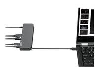 Lenovo USB-C Mini Dock - mini-dockningsenhet - USB-C - VGA, HDMI - 1GbE 40AU0065UK