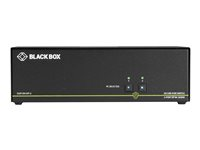 Black Box SECURE NIAP - Dual-Head - omkopplare för tangentbord/video/mus/ljud - 2 portar - TAA-kompatibel SS2P-DH-DP-U