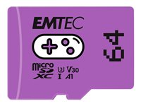 EMTEC Gaming - flash-minneskort - 64 GB - mikroSDXC UHS-I ECMSDM64GXCU3G