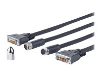 VivoLink Pro Cross Wall - DVI-kabel - 7.5 m PRODVICW7.5