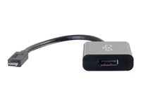 C2G USB C to DisplayPort Adapter Converter - USB Type C to DisplayPort Black - extern videoadapter - svart 80521