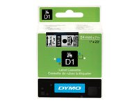 DYMO D1 - etiketttejp - 1 kassett(er) - Rulle (2,4 cm x 7 m) S0720920