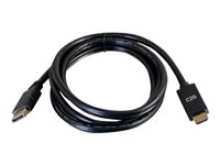 C2G 6ft DisplayPort Male to HDMI Male Passive Adapter Cable - 4K 30Hz - videokort - DisplayPort / HDMI - 1.8 m 84433