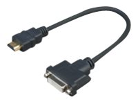 VivoLink Pro videokort - HDMI / DVI - 20 cm PROHDMIADAPDVI