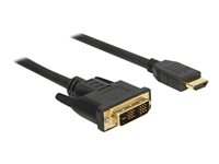Delock adapterkabel - HDMI / DVI - 1.5 m 85583