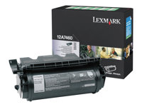 Lexmark - svart - original - tonerkassett - LCCP, LRP 12A7460