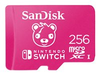 SanDisk Nintendo Switch - Fortnite Edition - flash-minneskort - 256 GB - mikroSDXC UHS-I SDSQXAO-256G-GN6ZG