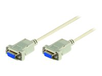MicroConnect - seriell kabel - DB-9 till DB-9 - 2 m SCSENN2
