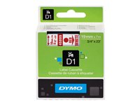 DYMO D1 - etiketttejp - 1 kassett(er) - Rulle (1,9 cm x 7 m) S0720850