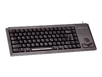 CHERRY Compact-Keyboard G84-4400 - tangentbord - engelska - svart Inmatningsenhet G84-4400LUBEU-2