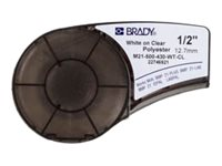 Brady WorkHorse Series B-430 - etiketter - blank - 1 rulle (rullar) - Rulle (1,27 cm x 6,4 m) M21-500-430-WT-CL