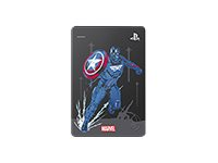 Seagate Game Drive for PS4 STGD2000206 - Marvel Avengers Limited Edition - Cap - hårddisk - 2 TB - USB 3.0 STGD2000206