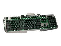 Kaliber Gaming by IOGEAR HVER Aluminum Gaming Keyboard - tangentbord GKB704L-BK