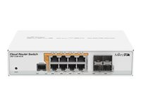 MikroTik Cloud Router Switch CRS112-8P-4S-IN - switch - 12 portar - Administrerad - rackmonterbar CRS112-8P-4S-IN