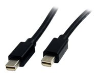 StarTech.com 2 m Mini DisplayPort-kabel - 4K x 2K Ultra HD-video - Mini DisplayPort 1.2-kabel - Mini DP till Mini DP-kabel för bildskärm - mDP-kabel fungerar med Thunderbolt 2-portar - M/M - DisplayPort-kabel - 2 m MDISP2M