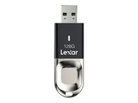 Lexar JumpDrive Fingerprint F35 - USB flash-enhet - 128 GB LJDF35-128BBK