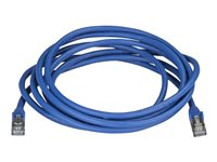 StarTech.com Cat6a Ethernet-kabel - skärmad (STP) - 3 m, blå - patch-kabel - 3 m - blå 6ASPAT3MBL
