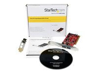 StarTech.com 2 Port PCI SuperSpeed USB 3.0 Adapter Card with SATA Power - Dual Port PCI USB 3 Controller Card (PCIUSB3S22) - USB-adapter - PCI-X - USB 3.0 x 2 PCIUSB3S22