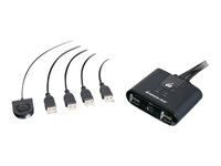 IOGEAR 4x4 USB 2.0 Peripheral Sharing Switch GUS404 - USB-växel GUS404