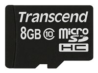 Transcend Premium - flash-minneskort - 8 GB - microSDHC TS8GUSDC10